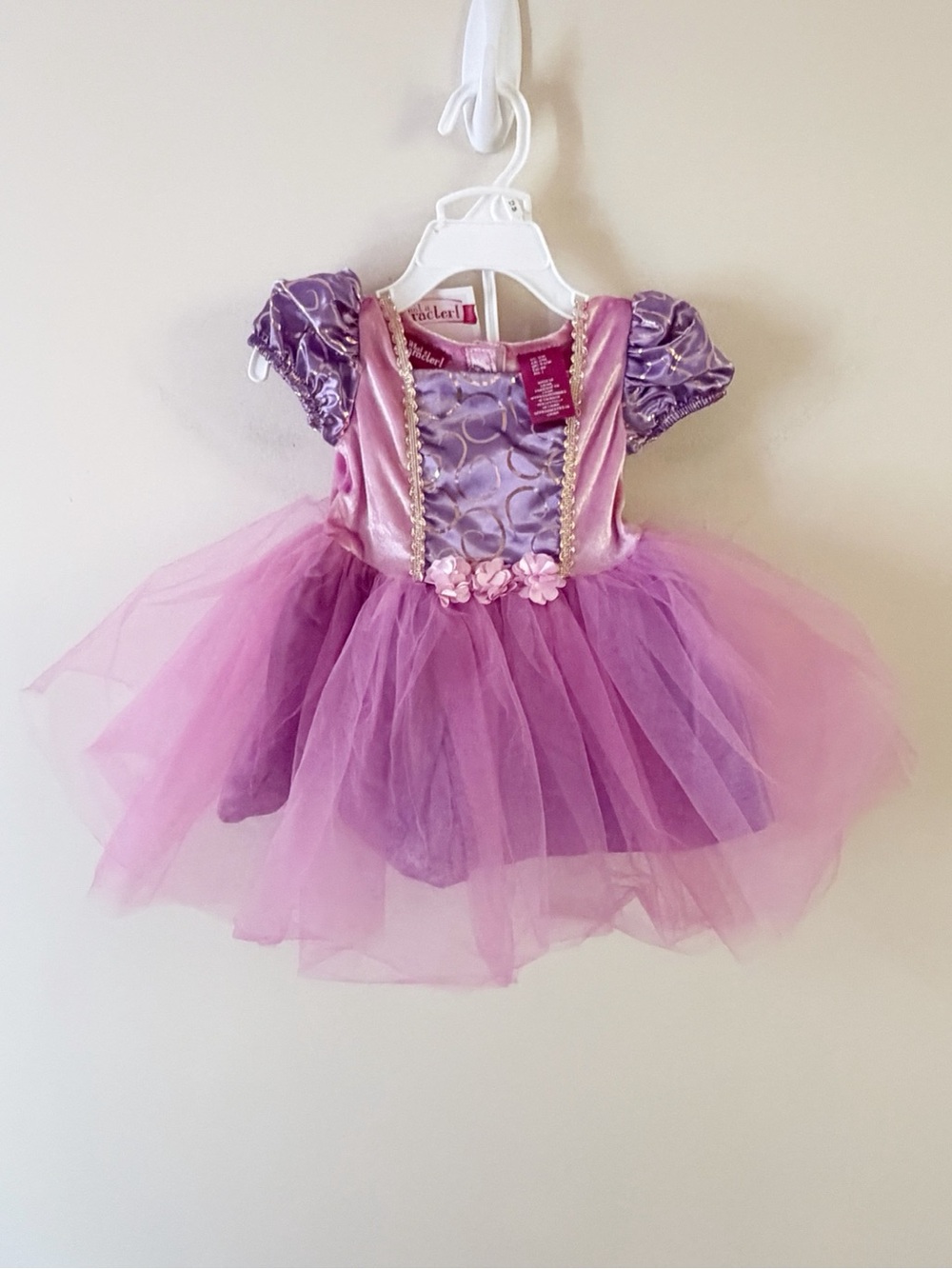 What a Character! Purple Princess Tulle Kids Costume Dress Size 12mo. NEW